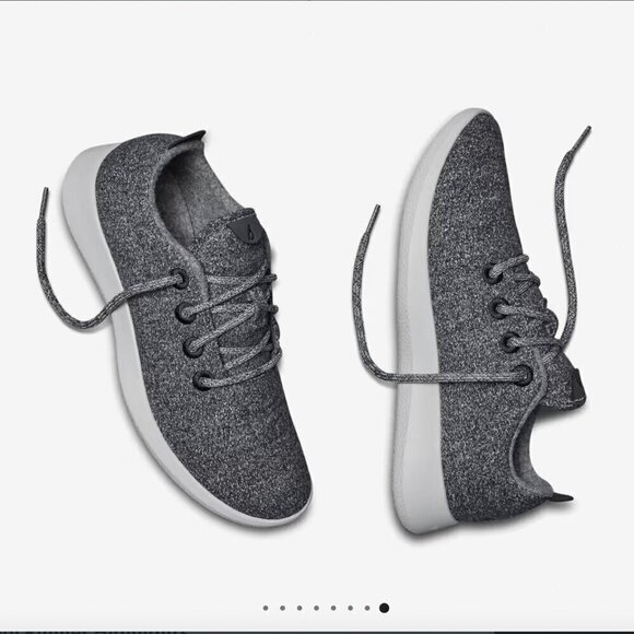 Allbirds Men's Wool Runners, Natural Grey, Size 9 - Picture 1 of 8
